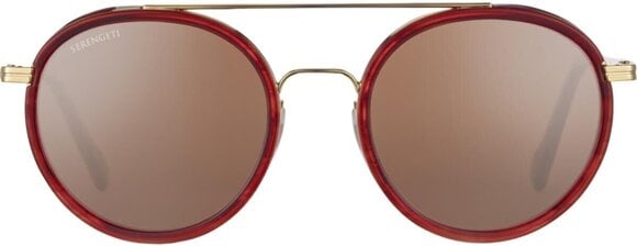 Lifestyle Glasses Serengeti Geary Red Streaky/Bold Gold/Mineral Polarized Drivers Gold Lifestyle Glasses - 2