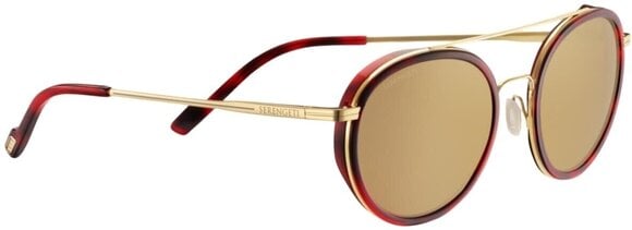 Lifestyle okulary Serengeti Geary Red Streaky/Bold Gold/Mineral Polarized Drivers Gold Lifestyle okulary - 3