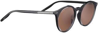 Lifestyle Glasses Serengeti Leonora Shiny Transparent Black/Mineral Polarized Drivers Lifestyle Glasses - 2