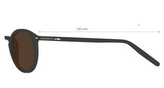 Lifestyle Glasses Serengeti Leonora Shiny Transparent Black/Mineral Polarized Drivers Lifestyle Glasses - 6
