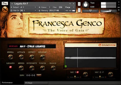 Sample and Sound Library Soundiron Voice of Gaia: Francesca (Digital product) - 2