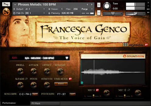 Zvočna knjižnica za sampler Soundiron Voice of Gaia: Francesca (Digitalni izdelek) - 4