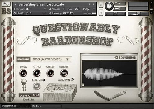 Geluidsbibliotheek voor sampler Soundiron Questionably Barbershop (Digitaal product) - 2