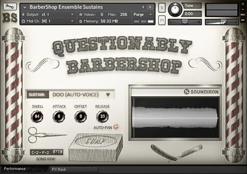 Geluidsbibliotheek voor sampler Soundiron Questionably Barbershop (Digitaal product) - 3