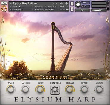 Sample/lydbibliotek Soundiron Elysium Harp (Digitalt produkt) - 2