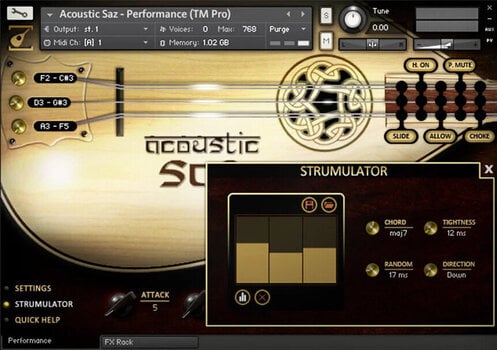 Zvočna knjižnica za sampler Soundiron Acoustic Saz (Digitalni izdelek) - 3