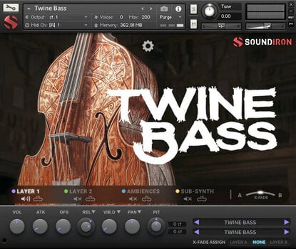 Sound Library für Sampler Soundiron Twine Bass (Digitales Produkt) - 2