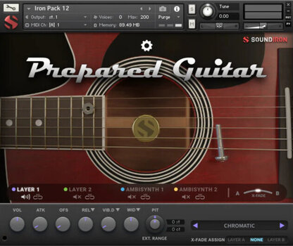 Sample- ja äänikirjasto Soundiron Iron Pack 12 - Prepared Guitar (Digitaalinen tuote) - 2