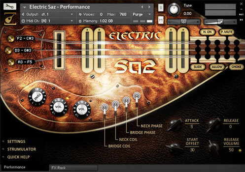 Sample and Sound Library Soundiron Electric Saz (Digital product) - 2