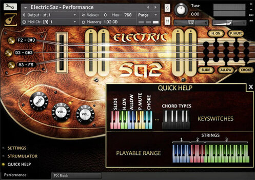 Sample and Sound Library Soundiron Electric Saz (Digital product) - 4