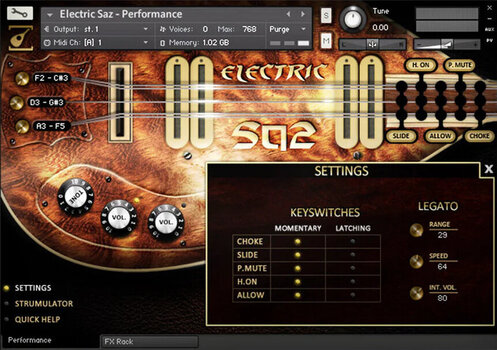 Sample and Sound Library Soundiron Electric Saz (Digital product) - 5