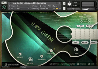 Bibliotecă de sunet pentru samplere Soundiron Brad Hoyt's Harp Guitar (Produs digital) - 1