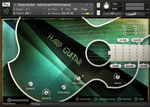 Geluidsbibliotheek voor sampler Soundiron Brad Hoyt's Harp Guitar (Digitaal product) - 2