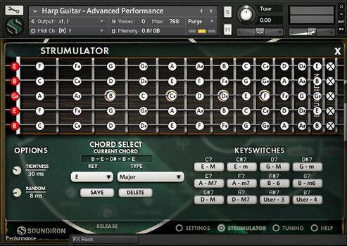 Geluidsbibliotheek voor sampler Soundiron Brad Hoyt's Harp Guitar (Digitaal product) - 3