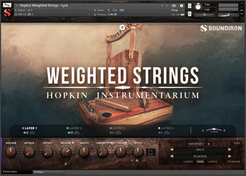 Bibliothèques de sons pour sampler Soundiron Hopkin Instrumentarium: Weighted Strings (Produit numérique) - 2