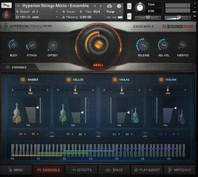 Sound Library für Sampler Soundiron Hyperion Strings Micro (Digitales Produkt) - 3