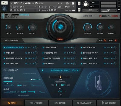 Audio datoteka za sampler Soundiron Hyperion Strings Elements (Digitalni proizvod) - 2