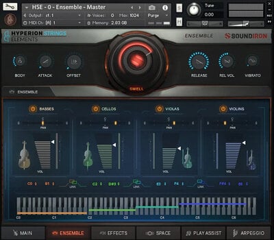 Audio datoteka za sampler Soundiron Hyperion Strings Elements (Digitalni proizvod) - 4