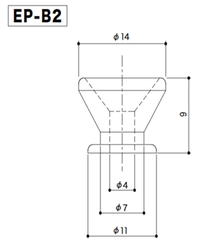 Clip e Bottoni Gotoh EP-B2 Aged-C Clip e Bottoni Aged Chrome - 2