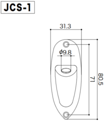 Schutzkappe für Gitarre Gotoh JCS-1 C Schutzkappe für Gitarre - 1