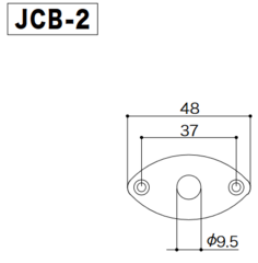 Beschermkap voor gitaar Gotoh JCB-2 B Beschermkap voor gitaar - 1