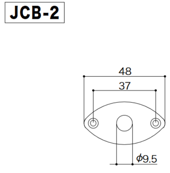 Placa de guitarra Gotoh JCB-2 B Placa de guitarra - 2