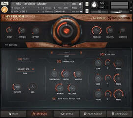 Библиотека със звукови ефекти Soundiron Hyperion Strings Solo Violins (Дигитален продукт) - 2