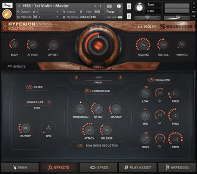 Geluidsbibliotheek voor sampler Soundiron Hyperion Strings Solo Violins (Digitaal product) - 3