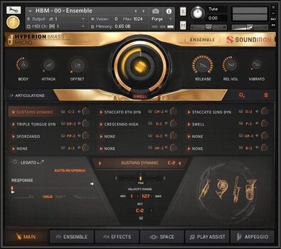 Звукова библиотека за семплер Soundiron Hyperion Brass Micro (Дигитален продукт) - 2