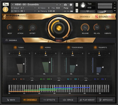Звукова библиотека за семплер Soundiron Hyperion Brass Micro (Дигитален продукт) - 3