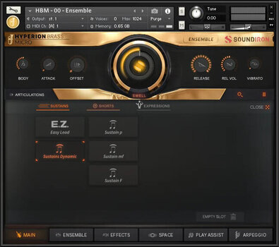 Zvočna knjižnica za sampler Soundiron Hyperion Brass Micro (Digitalni izdelek) - 4