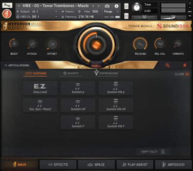 Zvuková knihovna pro sampler Soundiron Hyperion Brass Elements (Digitální produkt) - 4
