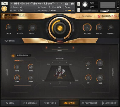 Zvuková knihovna pro sampler Soundiron Hyperion Brass Elements (Digitální produkt) - 5