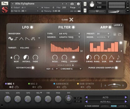 Sample and Sound Library Soundiron Alto Xylophone (Digital product) - 3