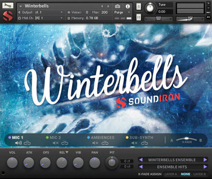 Biblioteca de samples e sons Soundiron Winterbells (Produto digital) - 2