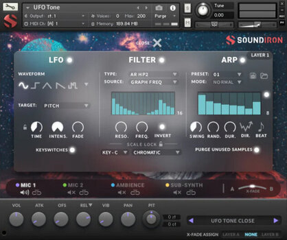 Sample and Sound Library Soundiron UFO Tone (Digital product) - 3