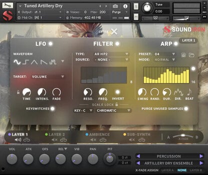 Sample/lydbibliotek Soundiron Tuned Artillery (Digitalt produkt) - 3