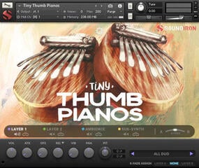Библиотека със звукови ефекти Soundiron Tiny Thumb Pianos (Дигитален продукт) - 1