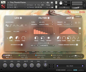 Библиотека със звукови ефекти Soundiron Tiny Thumb Pianos (Дигитален продукт) - 2