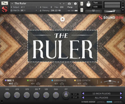 Zvuková knihovna pro sampler Soundiron The Ruler (Digitální produkt) - 2