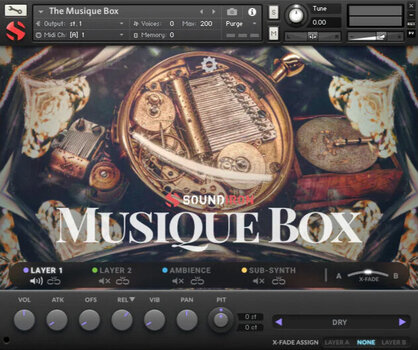 Biblioteca de samples e sons Soundiron Musique Box (Produto digital) - 2