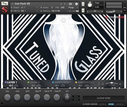 Βιβλιοθήκη ήχου για sampler Soundiron Iron Pack 8 - Tuned Glass (Ψηφιακό προϊόν) - 2