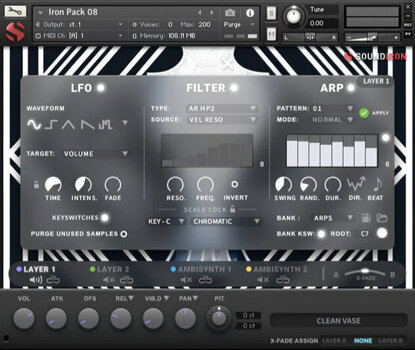 Samplings- och ljudbibliotek Soundiron Iron Pack 8 - Tuned Glass (Digital produkt) - 3