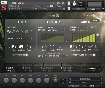 Sample- ja äänikirjasto Soundiron Hapi Drums (Digitaalinen tuote) - 3