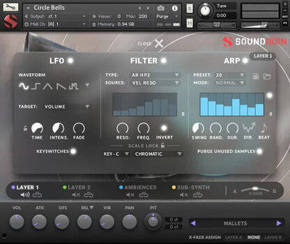 Geluidsbibliotheek voor sampler Soundiron Circle Bells (Digitaal product) - 3