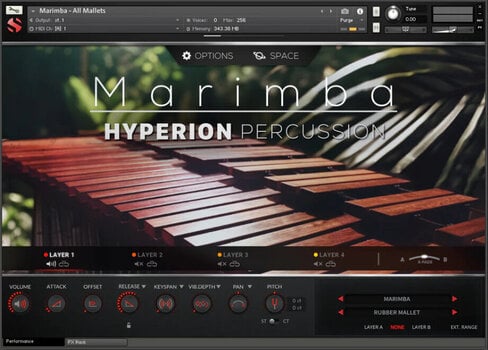 Muestra y biblioteca de sonidos Soundiron Hyperion Percussion: Marimba (Producto digital) - 2