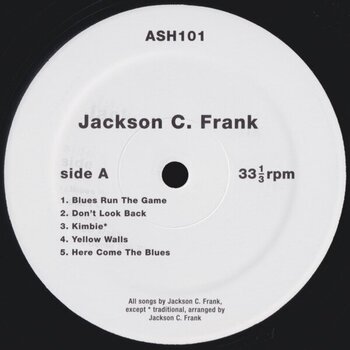 Vinyl Record Jackson C. Frank - Jackson C. Frank (Reissue) (LP) - 2