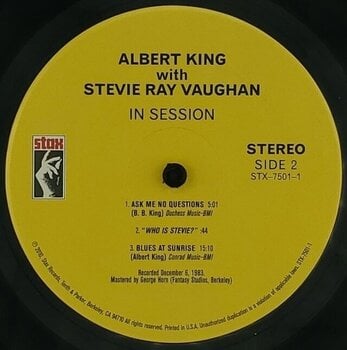 Vinyl Record Albert King - In Session (Reissue) (LP) - 3