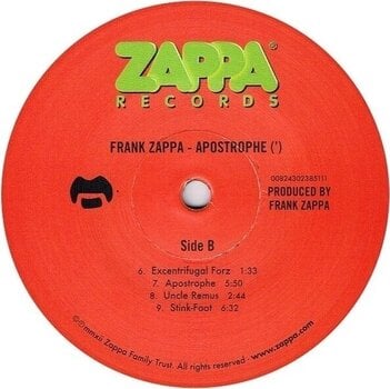 Disco de vinilo Frank Zappa - Apostrophe (Reissue) (LP) - 3