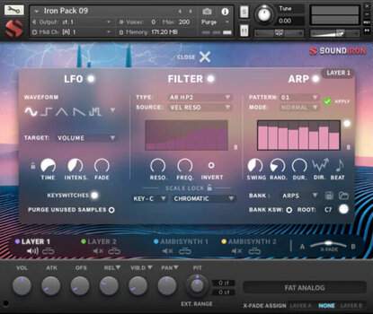 Sample and Sound Library Soundiron Iron Pack 9 - Fat Analog (Digital product) - 3